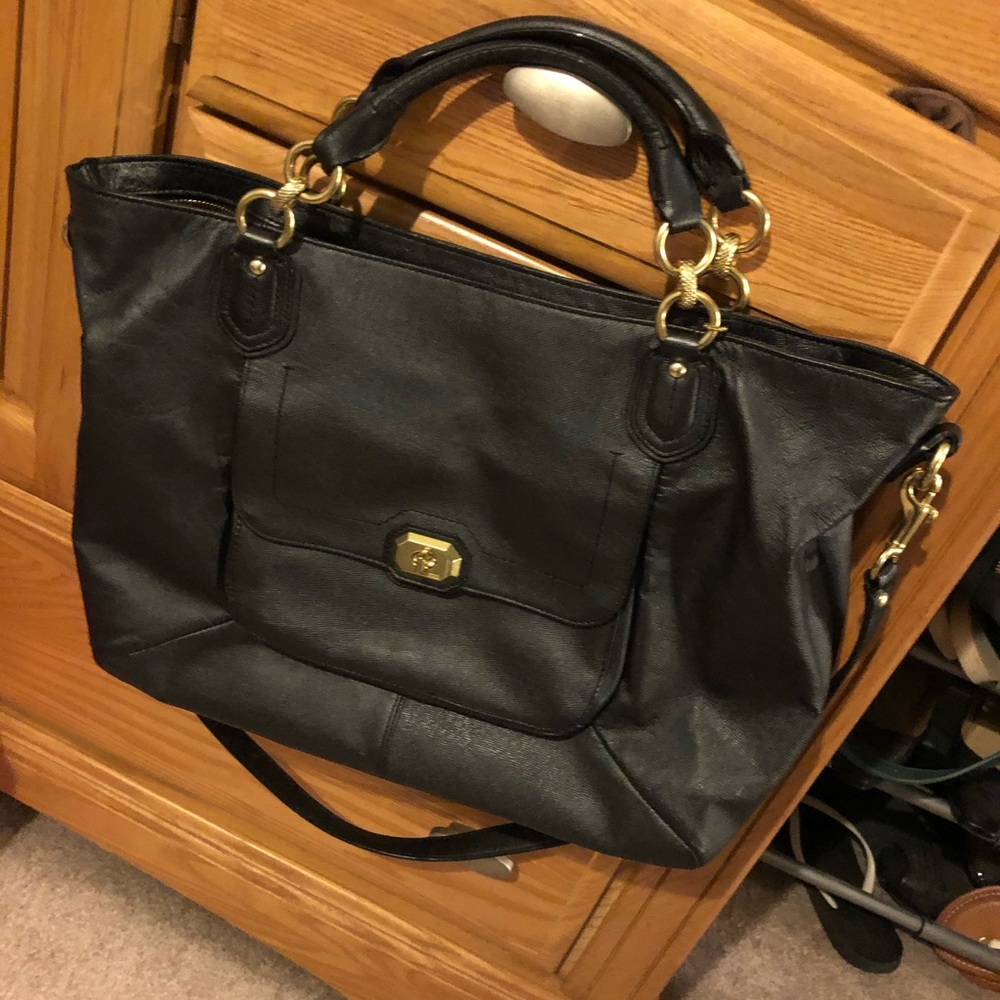 Coach laptop work bag